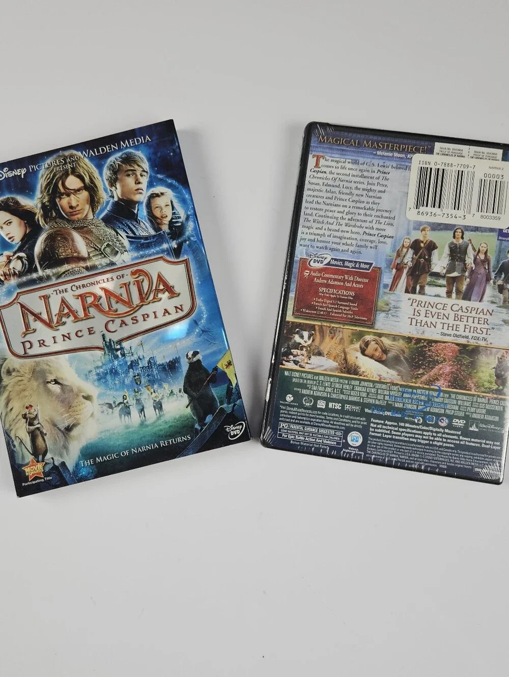 Chronicles of Narnia Prince Caspian DVD Factory Sealed Disney Walden Media